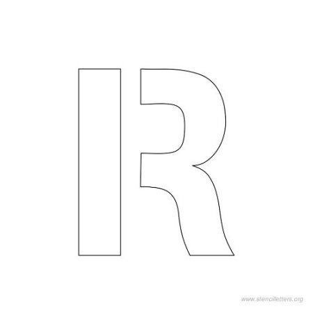 Трафарет Rus