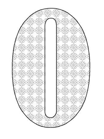 Трафаретная цифра 0