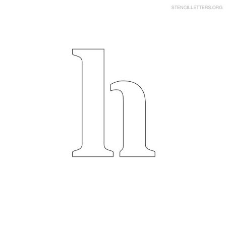 Буква h маленькая