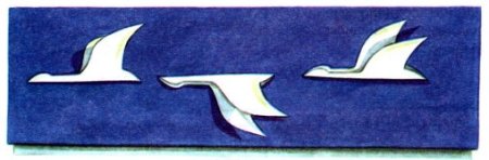 Трафареты летящего лебедя для вырезания из бумаги (44 фото)
