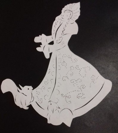 Трафареты снежной королевы из бумаги для вырезания (45 фото)