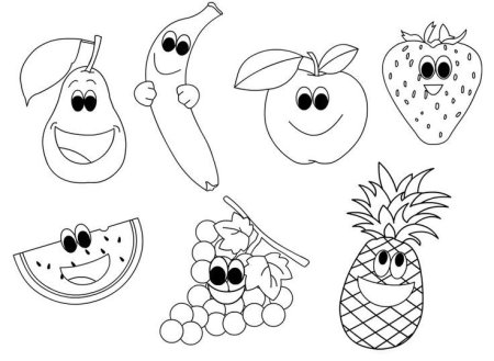 Трафареты ягод и фруктов для вырезания из бумаги (43 фото)