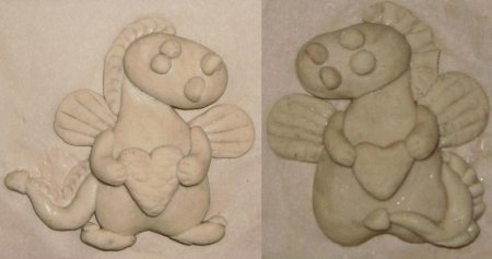 Дракончики из соленого теста
