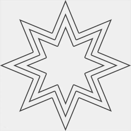 Трафарет для вырезания звезд