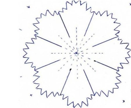 Трафарет гвоздики для вырезания