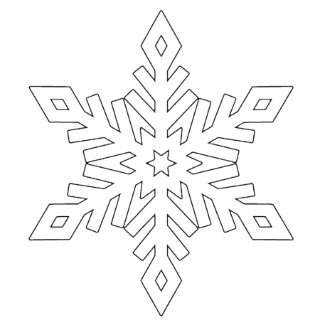 Снежинки для вырезания