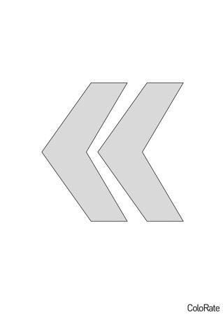 Кавычки трафарет