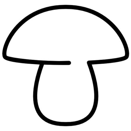 Трафареты грибов