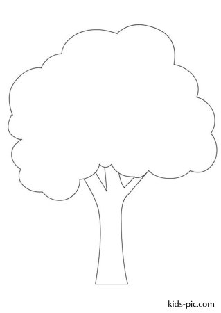 Трафарет "дерево"