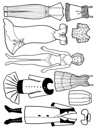 Бумажные куклы для распечатки