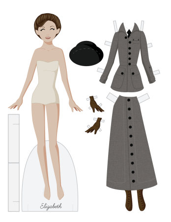 Tiny Betsy MCCALL бумажные куклы Винтаж