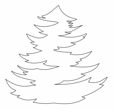 Шаблон елки