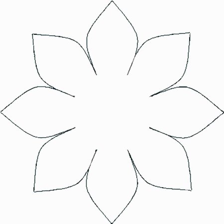 Трафарет "цветы"