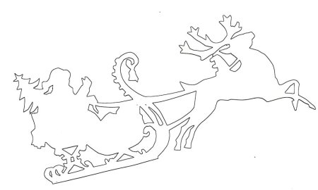 Трафарет "окна"