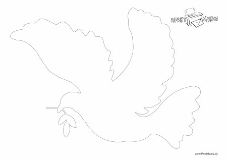 Вытынанка голубь