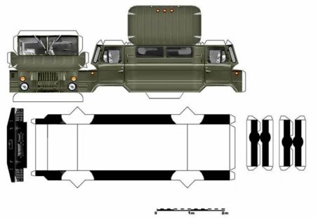 Развертка ГАЗ 66