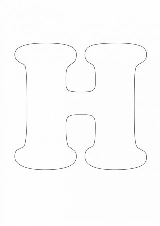 Трафарет букв