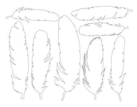 Перья для вырезания