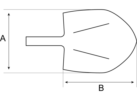 Саперная лопатка чертеж