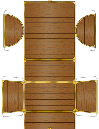 Сундук из картона