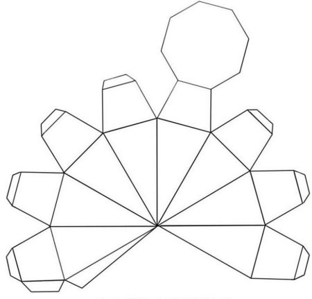 Развертка алмаза для склеивания