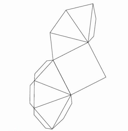 Кристалл из бумаги