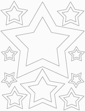 Трафареты на новый год звезды