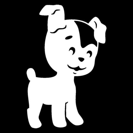 Трафареты собаки