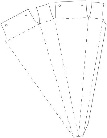 Развертка упаковки для цветов