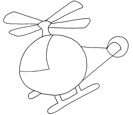Трафареты вертолета из бумаги (42 фото)