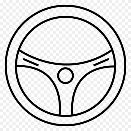 Нарисовать руль автомобиля