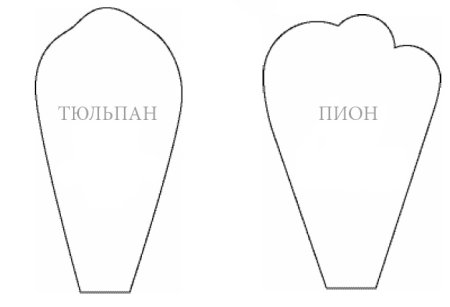 Лепестки для пиона из гофробумаги