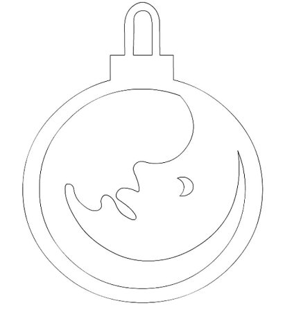 Новогодние трафареты на окна для вырезания