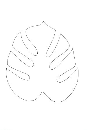 Трафарет листьев