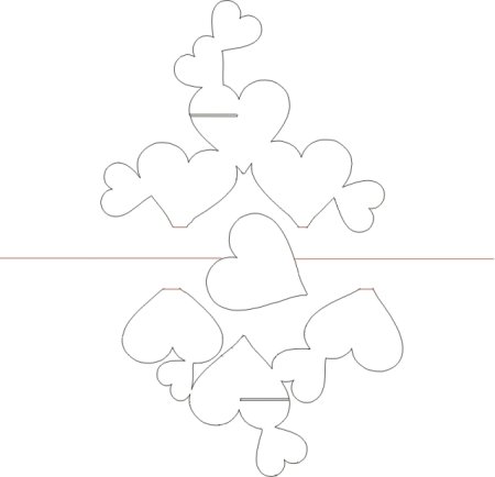 Объемная открытка шаблон
