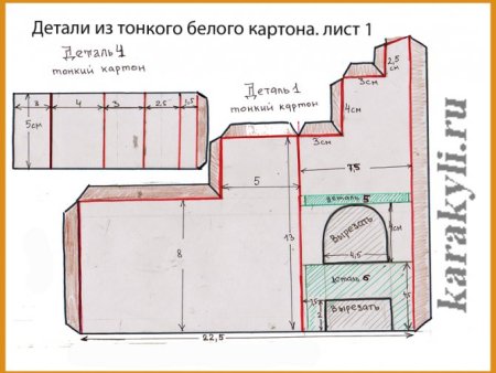 Как сделать макет русской печки из бумаги