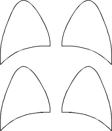 Лекало кошачьих ушек