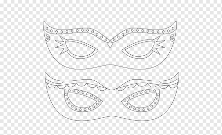 Трафареты карнавальной маски из бумаги (47 фото)