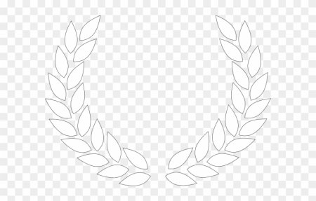 Белый лавровый венок