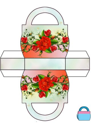 Коробочка для склеивания для детей