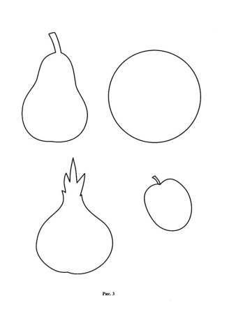 Шаблоны фруктов