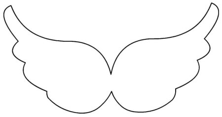 Крылья ангела шаблон