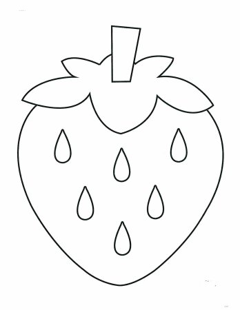 Клубника раскраска