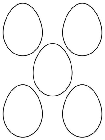 Трафареты яйца для вырезания из бумаги (45 фото)