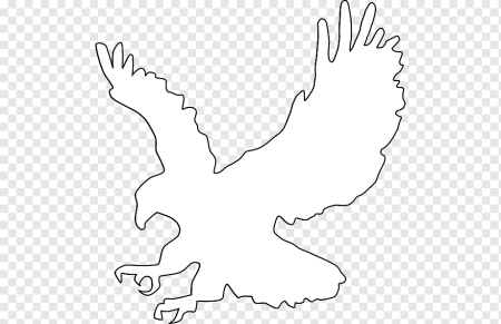 Трафарет орла для вырезания