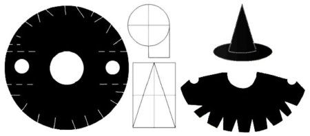 Шляпа для Хэллоуина из бумаги