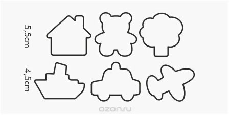 Форма для печенья Tescoma 630921, 6 шт.