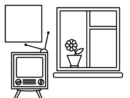 Телевизор рисунок