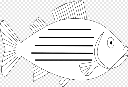 Фигура рыбки для раскрашивания
