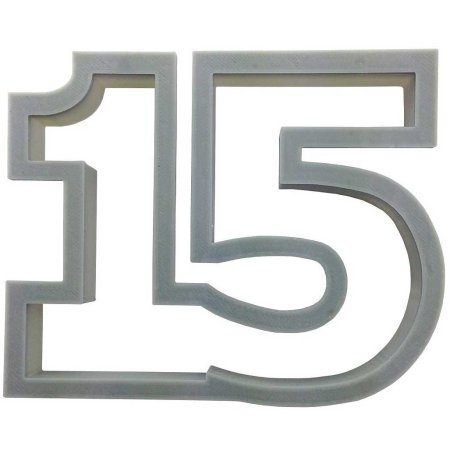 Трафарет 15 лет